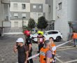 בולען נפער בחניון בניין מגורים ברמת גן