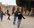  התפרעויות בהר הבית הבוקר: 5 שוטרים נפצעו קל