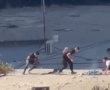 צפו: מחבל קטין 'חוטף' כדור לבטן