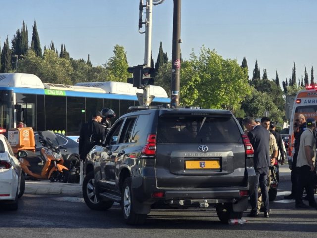 השיירה המעורבת בתאונה | איחוד הצלה