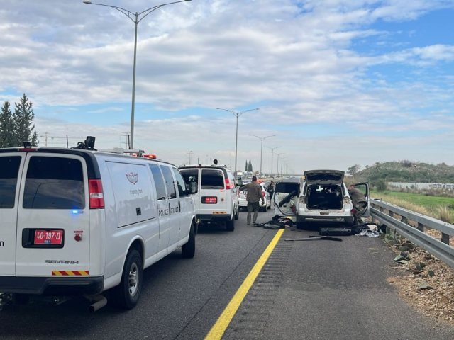 הרכב שנתפס בכביש 6 | דוברות המשטרה