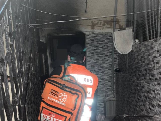 זירת השריפה | צילום איחוד הצלה