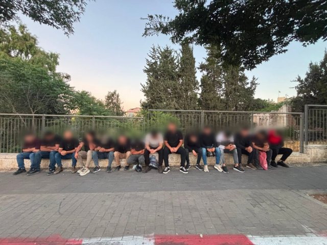 15 העצורים | דוברות המשטרה