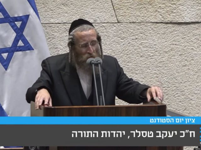 ח"כ טסלר - השוויגער נפטרה | צילום מסך: אתר הכנסת