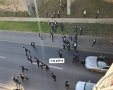 כביש בגין נחסם | צילום: מ.ר.