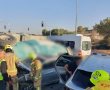8 פצועים בהתהפכות מערבל בטון בצומת אשל הנשיא