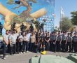 משלחת שוטרים מארה"ב ביקרה באופקים והשתתפה בטקס הזיכרון לשוטרים שנפלו