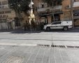 כוחות משטרה ליד בית הקפה | לידור סולטן ישראל היום