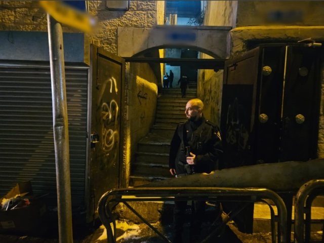 זירת הדליקה בוואדי ג'וז. צילום: דוברות המשטרה