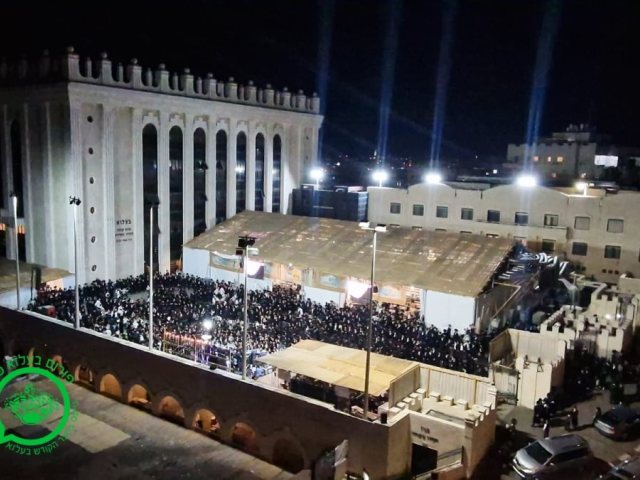 שמחת בית השואבה בבעלזא. צילום: פורום בעלזא פנימי