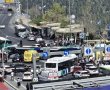 אר"ן בכניסה לירושלים: 17 פצועים בהתנגשות שני אוטובוסים