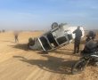 5 בדואים חטפו נער תמורת כופר, נמלטו מהשוטרים וניגחו ניידת (תיעוד)