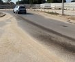זה נמשך: סולר בכמות גדולה נשפך בכיכר של הביג
