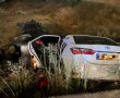 אירוע מפחיד בנגב: דרדרו רכב לתעלה, הנהג נלכד והם נמלטו
