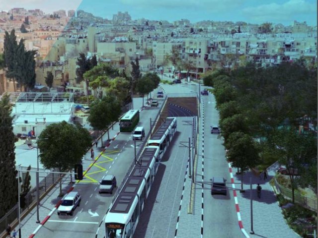 הדמיה: צוות תוכנית אב לתחבורה