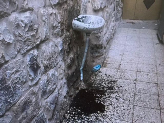 נזקי ההצתה | דוברות המשטרה