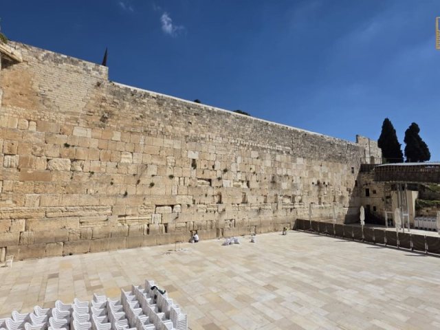 הכותל שומם וסגור | הקרן למורשת הכותל