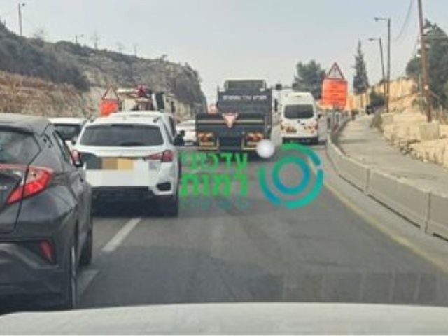 זירת התאונה בכביש בגין | עדכוני רמות