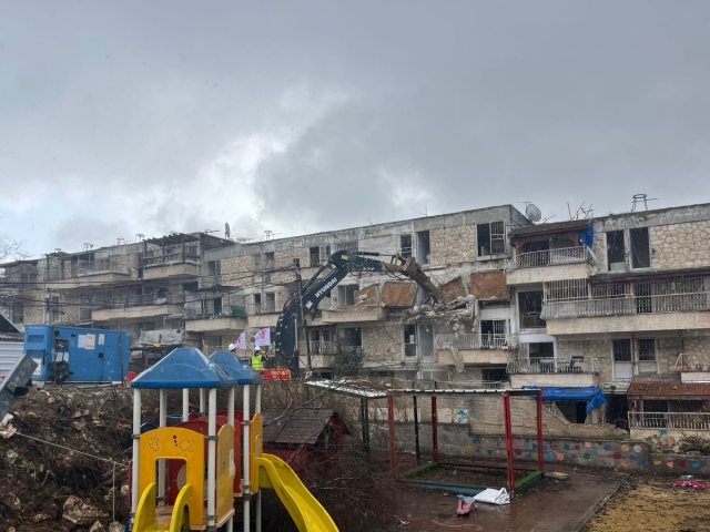 טקס ההריסה | צילום: טל אזולאי אבידן