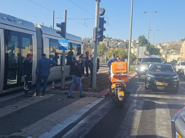 זירת התאונה. צילום: איחוד הצלה סניף נווה-פסגה