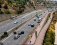 כביש בגין לאחר הרחבתו | הדמיה: משרד התחבורה