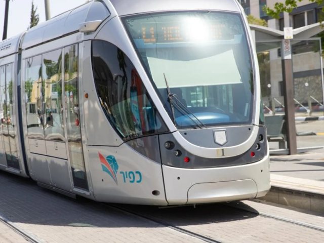 הרכבת הקלה בירושלים. צילום: חברת כפיר