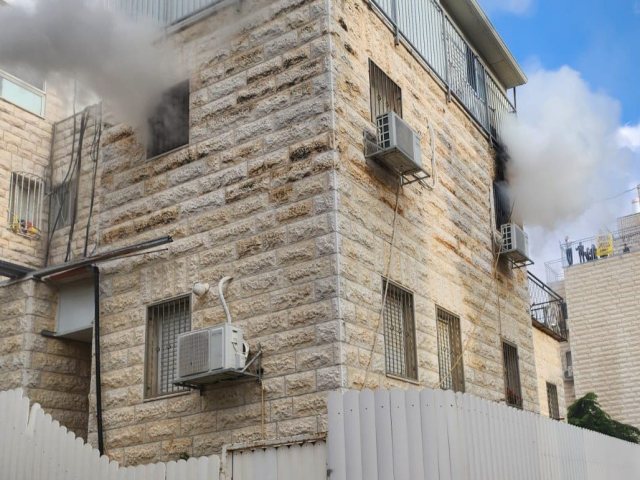 השריפה ברמות | כבאות והצלה ירושלים