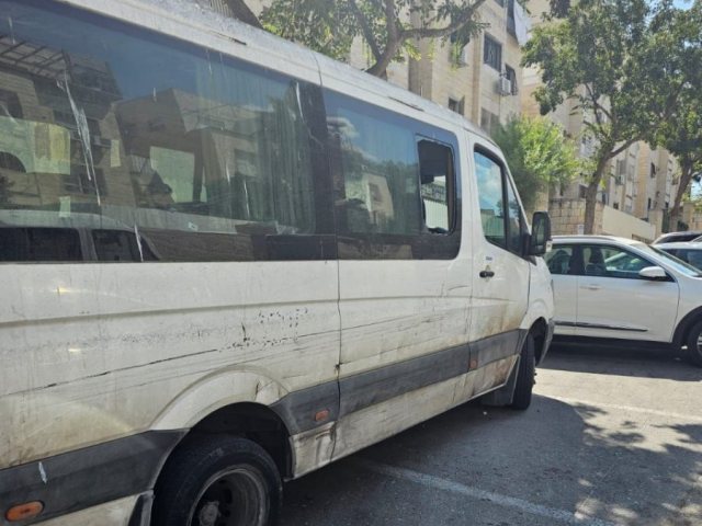 רכב ההסעות שבו נשכח הפעוט. צילום: דוברות איחוד הצלה