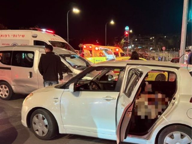 תאונת האופנוע בגילה. צילום: תיעוד מבצעי מד"א