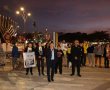 אמש: טקס הדלקת נר חנוכה בב"ש בהשתתפות משפחות החטופים