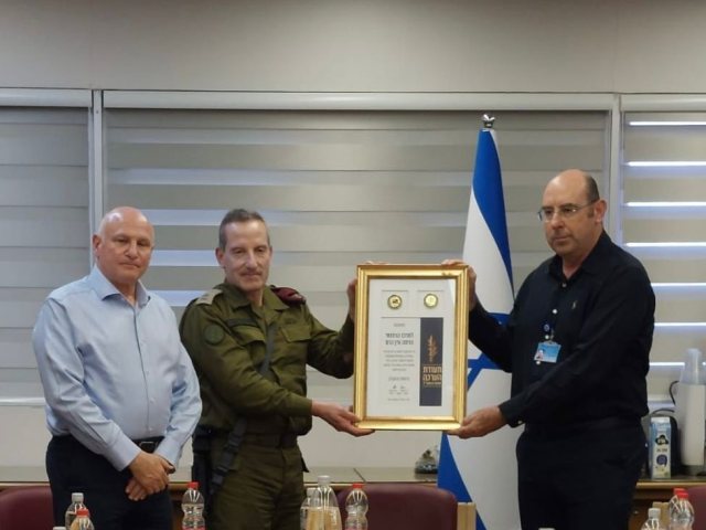 סגן הרמטכ"ל בבית החולים הדסה. צילום: דוברות הדסה