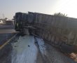 עומס תנועה בכביש 4 צפון צומת בית עזרא