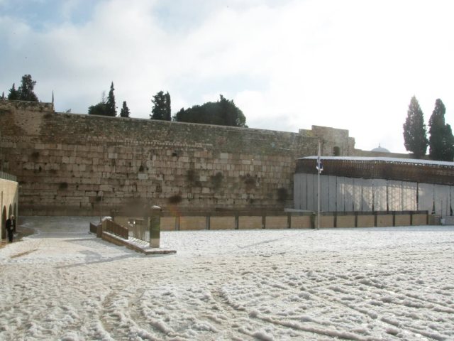 השלג דאשתקד(יים) | הכותל המערבי
