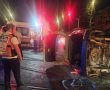 הרכב התהפך: שמונה נפגעים, בהם ילד בן 11 | תיעוד