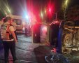 הרכב ההפוך בזירה | איחוד הצלה