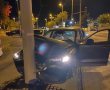 המאבק המשטרתי בגנבי רכבים: הלילה, השוטרים עצרו חשוד שגנב רכב לאחר שפרץ מחסום משטרתי