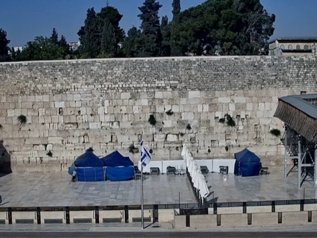 ההכנות להגעת ראה"מ בכותל | מצלמות הכותל