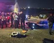 כוחות המשטרה ליד האופנוע שננטש בקרבת בית ראש המועצה | גבעת זאב אונליין