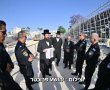 הישורת האחרונה: בכירי המשטרה במתחם שבו יתקיים מעמד ה'הדלקה' הענק
